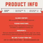Rocco & Roxie USA made dog treats packaging