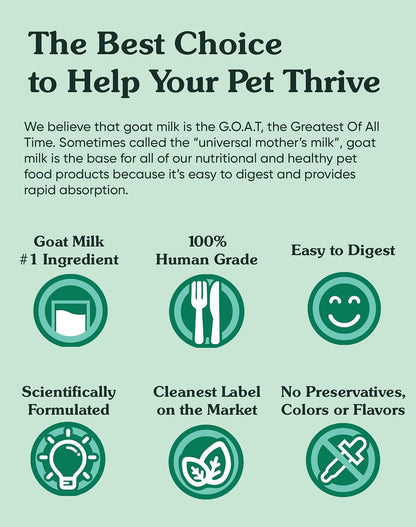 Tailspring milk replacer powder package details and feeding directions