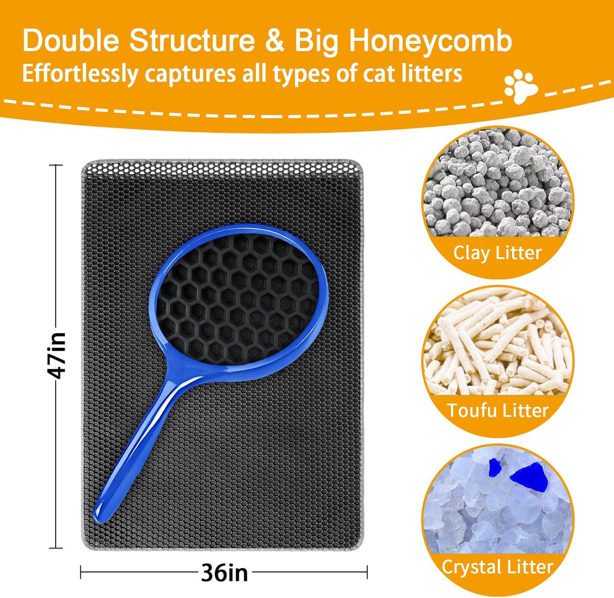 USHARP waterproof urine proof pet floor rug unfolded view
