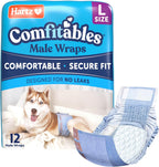 Hartz Comfitables Disposable Male Dog Wraps with Stretchy Waistband, Small 40 Count - Image 12