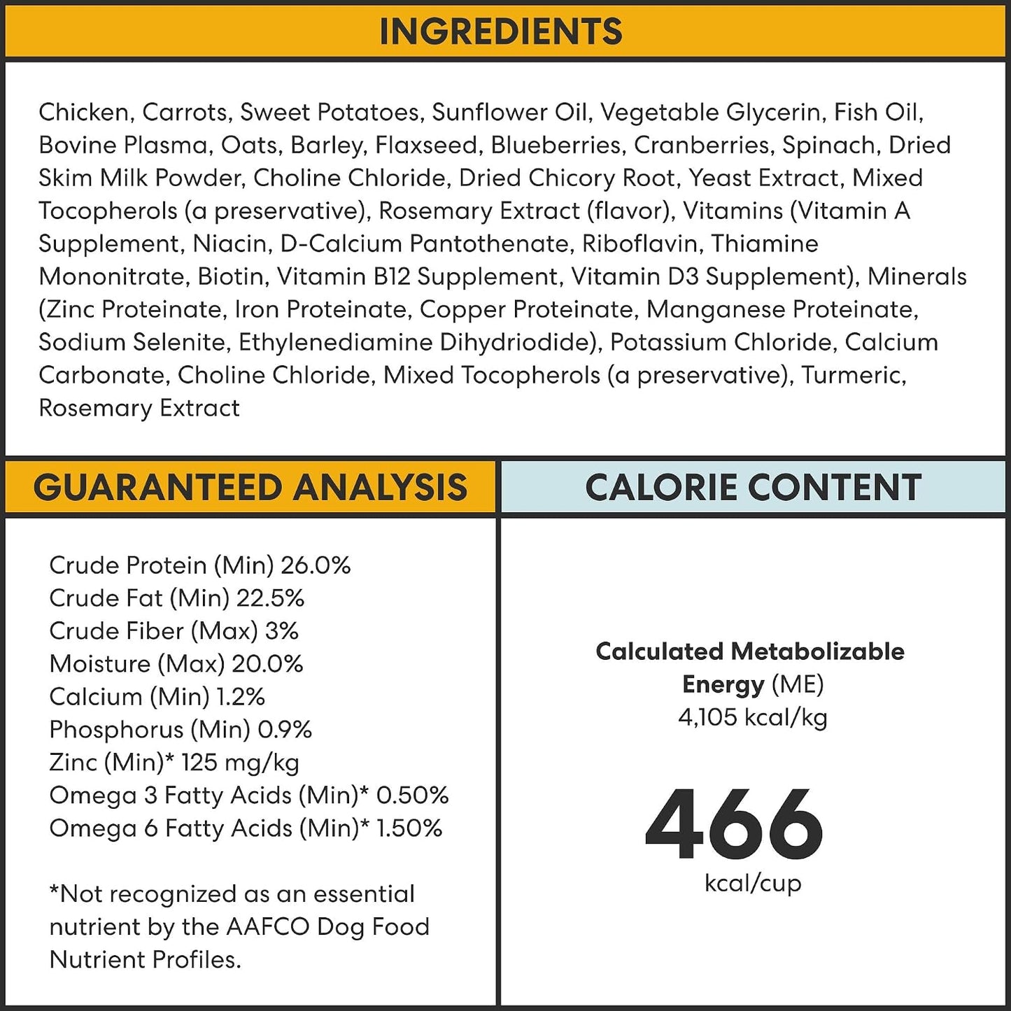 The Pets Table Chicken & Sweet Potato Air Dried Dog Food, 1 lb / 16 oz Bag - Image 12