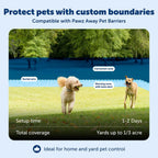 PetSafe rechargeable waterproof receiver collar with grey nylon strap