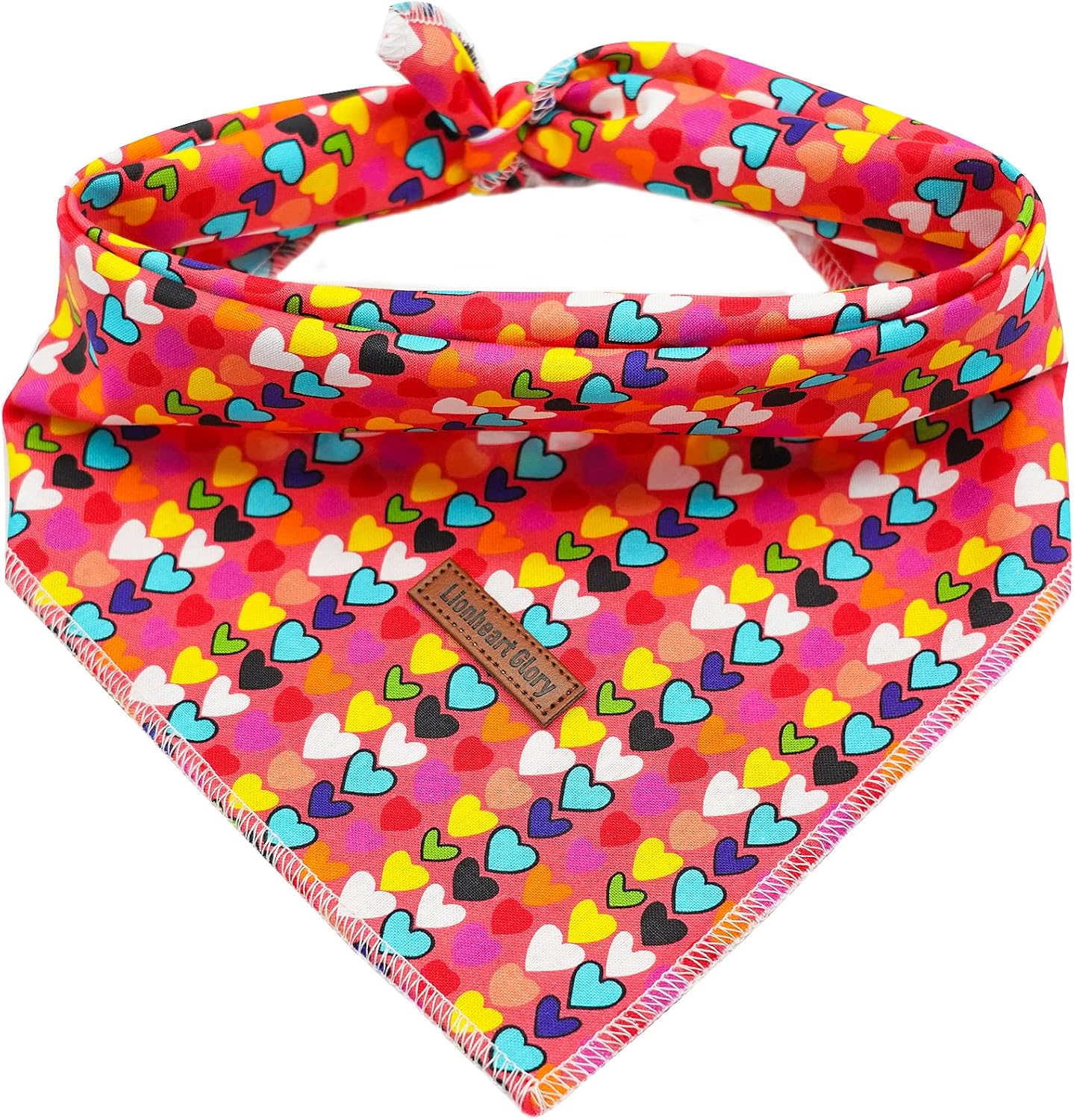 Lionheart Glory Washable Soft American Flag Dog Scarf - Square, Adjustable Dog Bandanas in Medium/Large. 1 Pack - Image 15