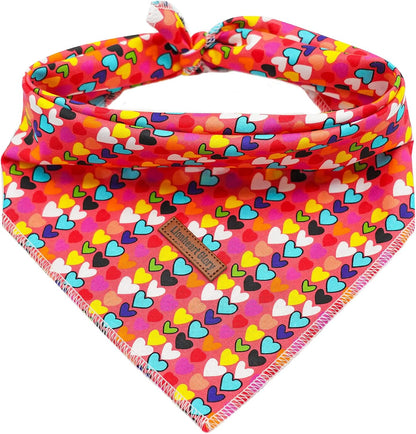 Lionheart Glory Washable Soft American Flag Dog Scarf - Square, Adjustable Dog Bandanas in Medium/Large. 1 Pack - Image 15