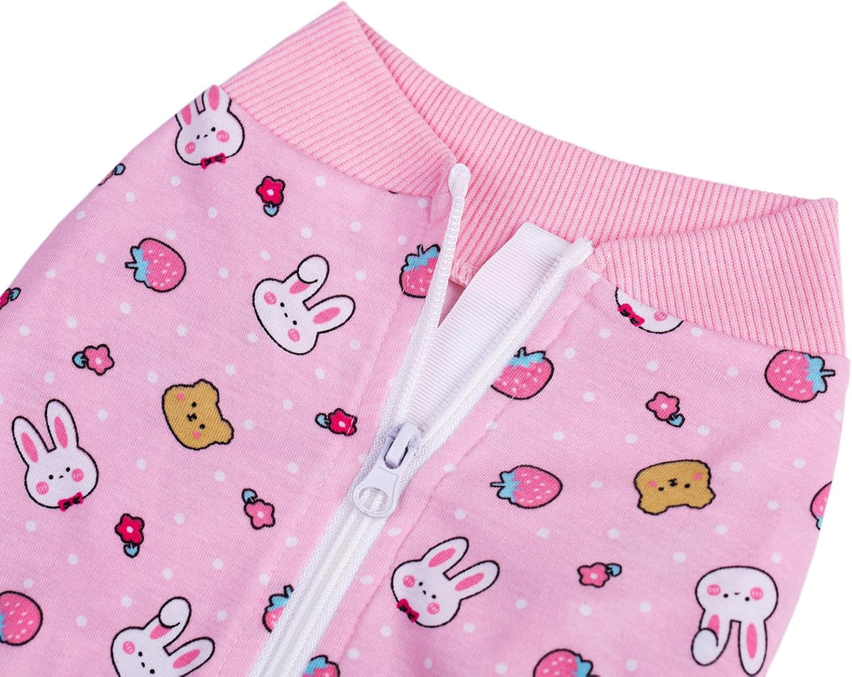 Pink Dog Recovery Suit Female Male for Small Medium Dogs,Dog Surgical Recovery Suite Bodysuit After Surgery Zipper On Back Puppy Cat Long Sleeve Onesies Bodysuit After Surgery Wound Protective - Image 9