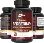 NutriFlair Berberine HCl 1200mg with Ceylon Cinnamon, 120 Capsules - Image 5