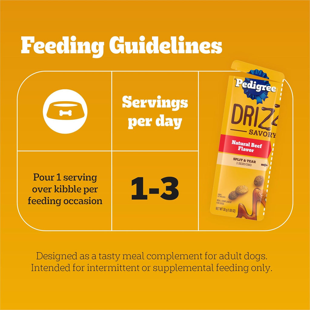 Pedigree drizzlers twenty two count box premium pet food