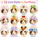 Crochet small animal clothes and costume accessories for bearded dragons