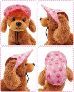 Pet Show dog visor with adjustable chin strap detail
