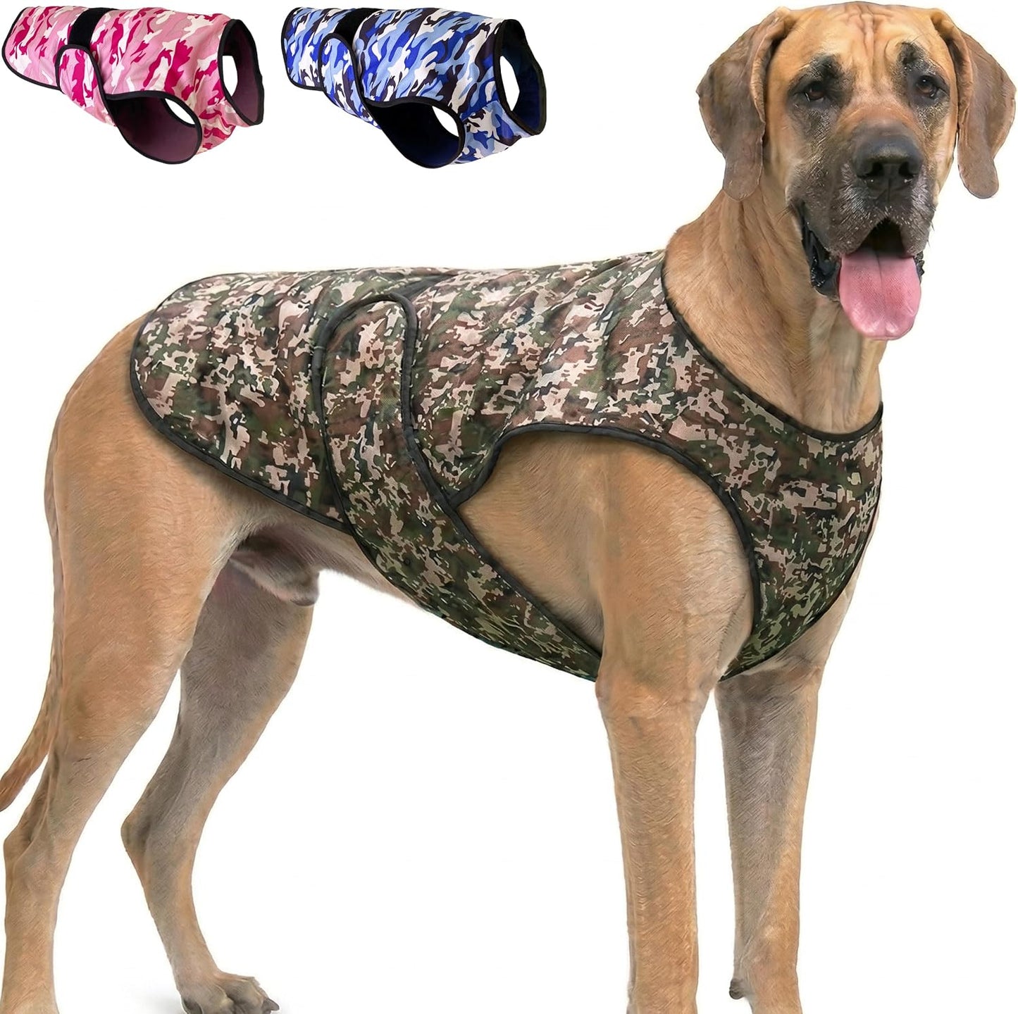 Dog Cooling Vest, 2-Layer Microfiber Cooling Jacket, Pink, L | Longer cooling duration, balanced comfort, UV protection, soft double-layer microfiber fabric, sizes to suit most dogs - Image 11