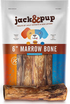 Jack&Pup Beef Marrow Bones for Dogs (6 Pack), 3" Long Lasting Dog Bones for Large and Small Dogs, Natural Beef Bone, Bone Marrow Dog Treats - Image 9