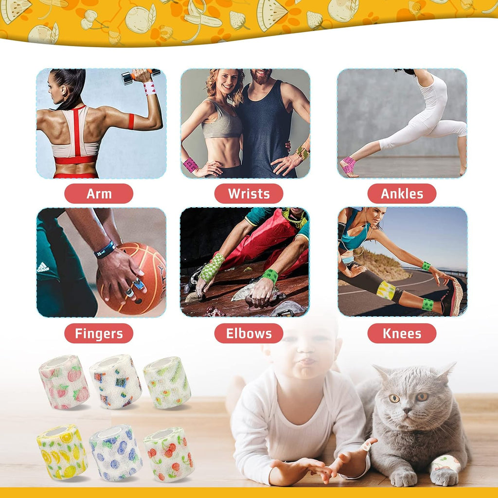 Waterproof and flexible cohesive pet wrap for wound care