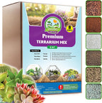DUSPRO Premium 6in1 Terrarium Soil Mix - Pre-Mixed Terrarium Substrate Mix for Terrariums, Balanced Moisture Growing Medium with Coco Coir, Peat Moss, Pine Bark, Perlite, Pumice & Zeolite 4QRT - Image 9
