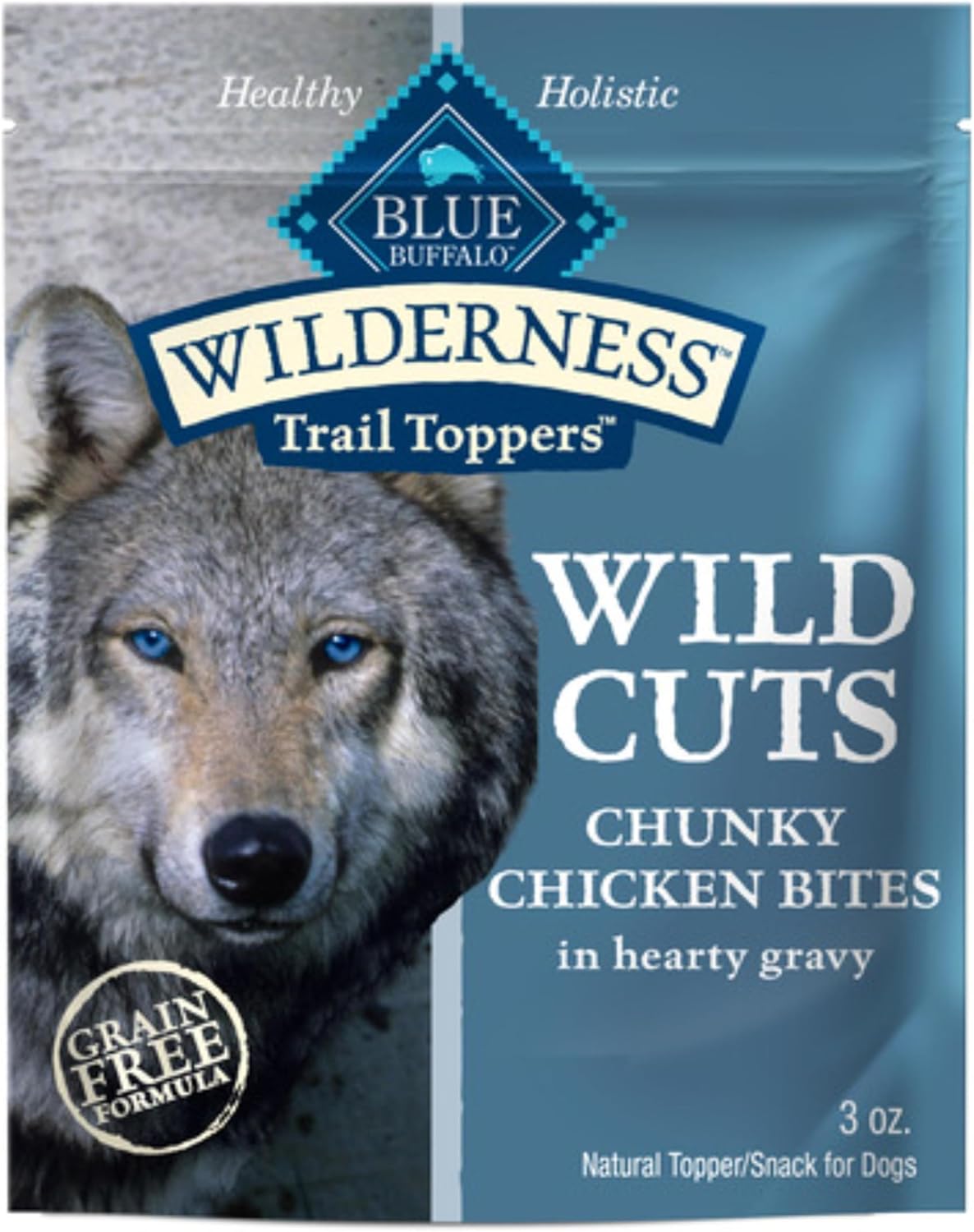 Blue Buffalo Wilderness Trail Toppers Wild Cuts Chicken & Beef Variety Pack, Natural Wet Dog Food Made with Natural Ingredients, Protein-Rich & Grain-Free Recipes, 3-oz. Each (12 Pouches) - Image 14