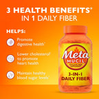 Metamucil, Psyllium Husk GLP-1 Friendly Fiber Capsules, 300 Capsules, 3-in-1 Fiber Supplement, Daily Psyllium Husk Fiber Capsules Help Support Digestive Health by Promoting Regularity* - Image 3