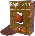 Triple-washed clean coconut substrate for amphibians