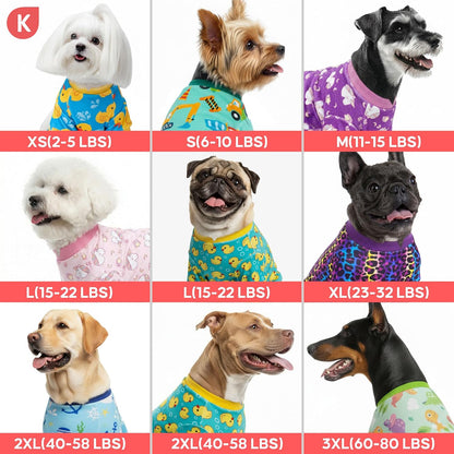 High cut belly detail on Kyeese pet pajamas