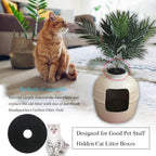 Thickened black circular pet odor control filters showing natural charcoal texture