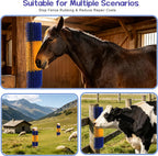 Durable farm animal back scratcher kit for itching relief and shedding
