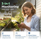 Necto temperature monitor installed in an RV