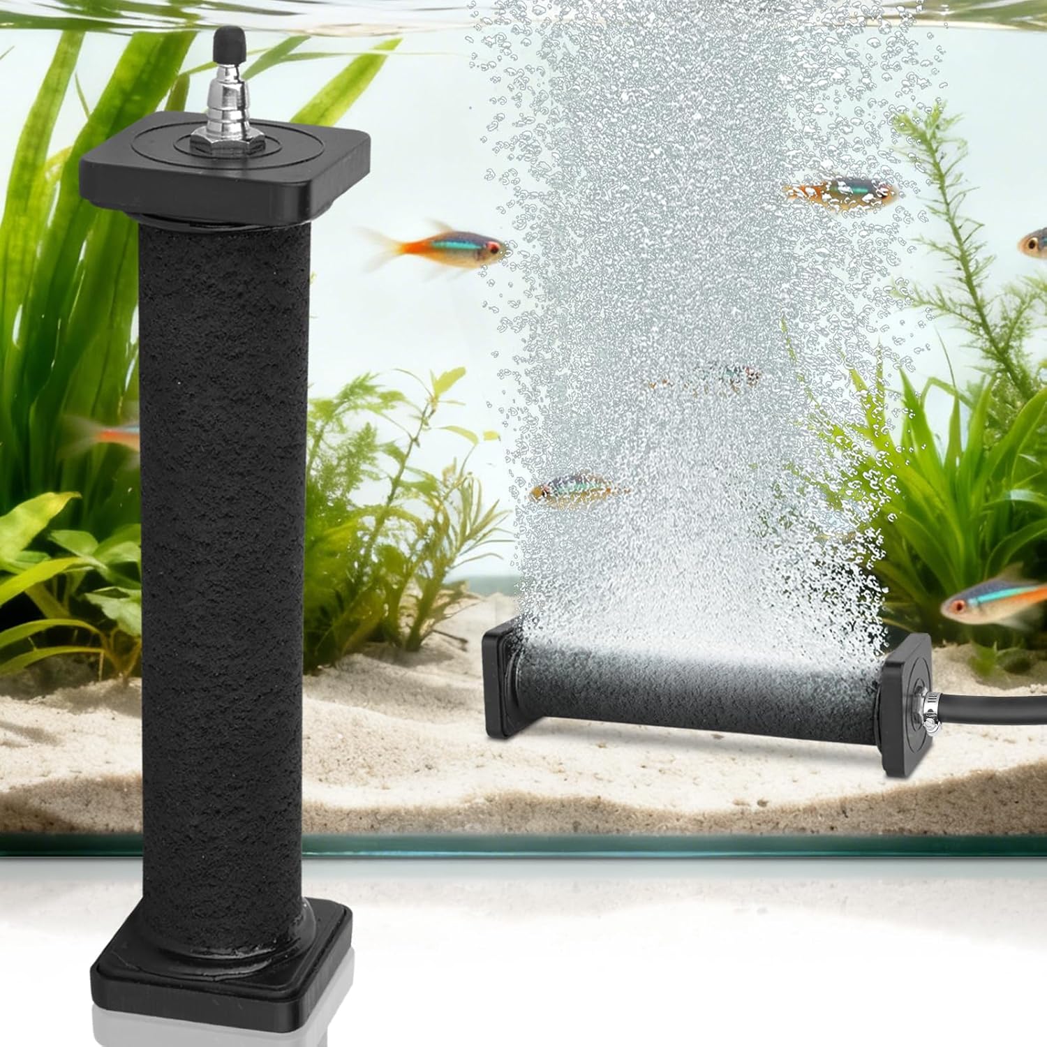 AquaMiracle innovative self weighted fish farming oxygen air diffuser.