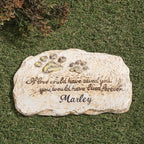 Durable resin pet loss remembrance marker