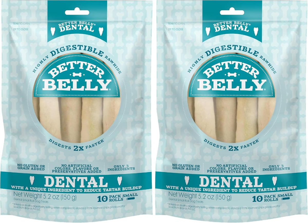 Better Belly Highly Digestible Rawhide Dental Chews, Treat Your Dog to a Chew with NO Artificial Colors or Flavors - Image 11
