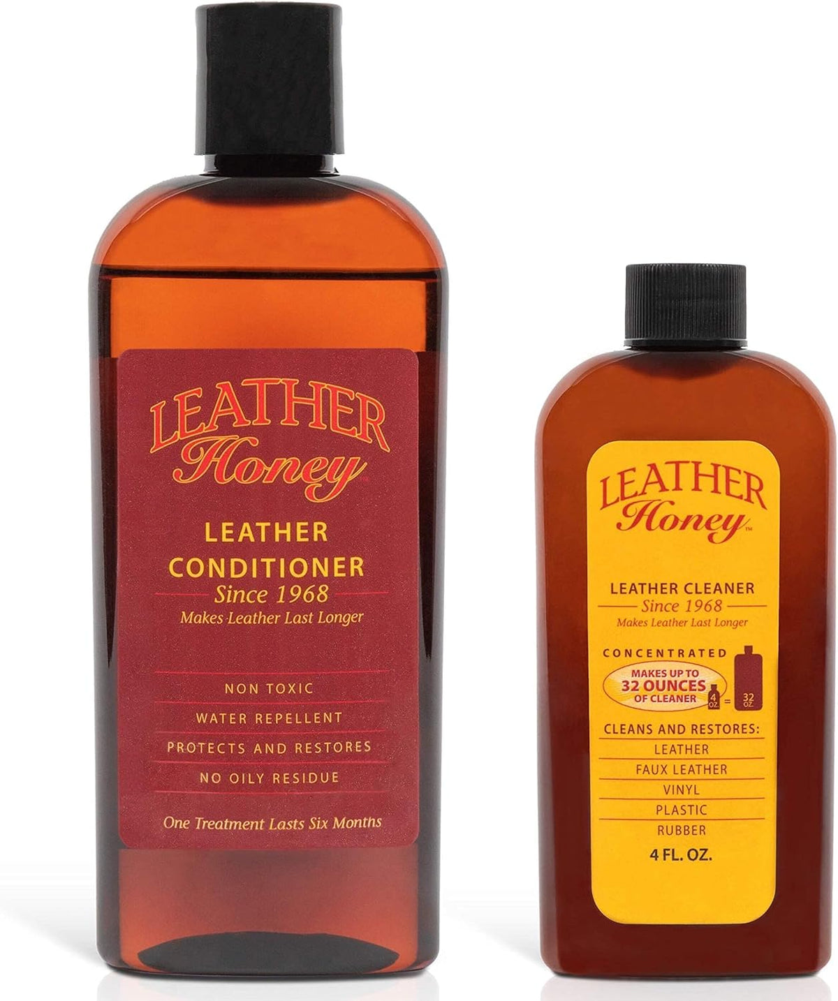 Leather Honey complete leather care kit front view premium restoration bundle