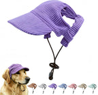Pet Baseball Cap with Ear Holes - Multi-Color Sun Visor Hat for Dogs & Cats, Summer & Fall Beach Headwear for Puppies & Kittens (Green, XL) - Image 12