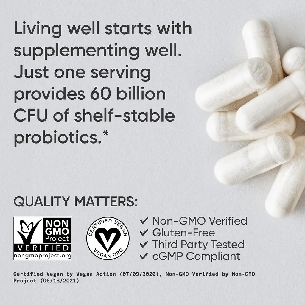 Sports Research Daily Probiotics delayed-release veggie capsules