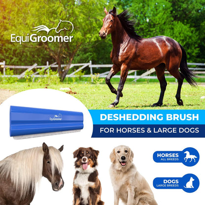 Hardened steel blade with tiny barbs on pet grooming brush