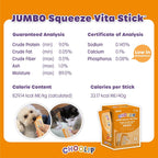 Choolip Squeeze Vita Stick Lickable Cat and Dog Treats - 20-Pack of 40g - Real Fish Puree with Multivitamins & Postbiotics - Hydrating, Gut & Immune Support - Large Breeds & Multi-Pet Homes - Image 9