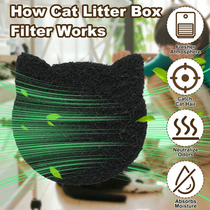 Natural coconut shell activated charcoal filter sheet illustrating porous texture for absorbing ammonia gas