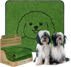 Qeils Reusable Puppy Pads, Washable Pee Pads for Dogs 2 Pack Durable Absorbent Leakproof Dog Training Pads for Home or Travel, Non-Slip Wee Wee Pads Potty Pads 18"x24" - Image 11