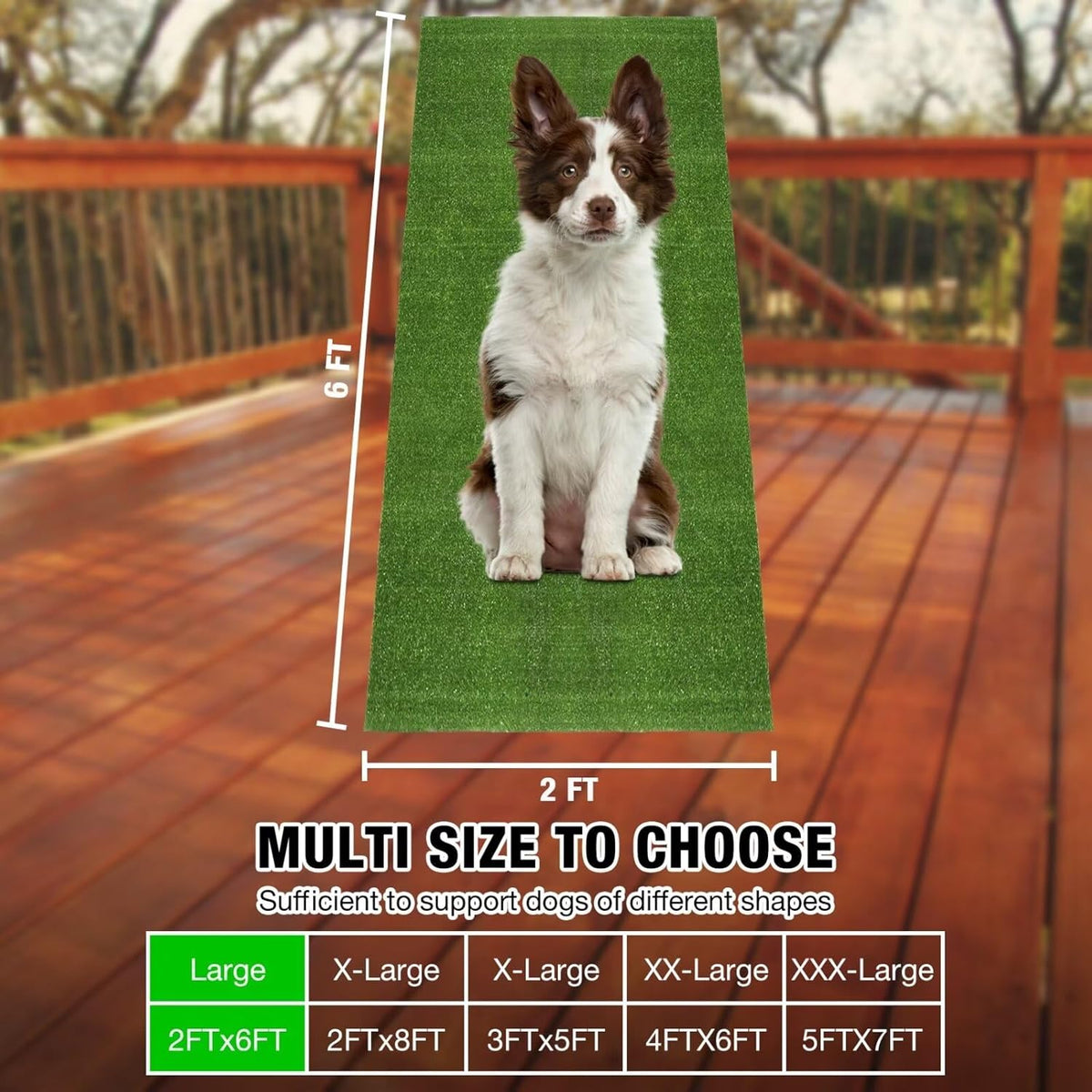 Globreen grass pad inside a pet crate setup