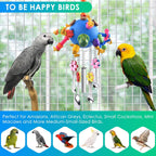 Katumo bird toy stainless steel chain and hook assembly