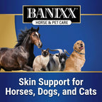 Banixx 8 fluid ounce pet care spray label close up