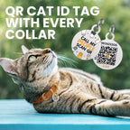 BronzeDog genuine leather cat collar with removable safety bell