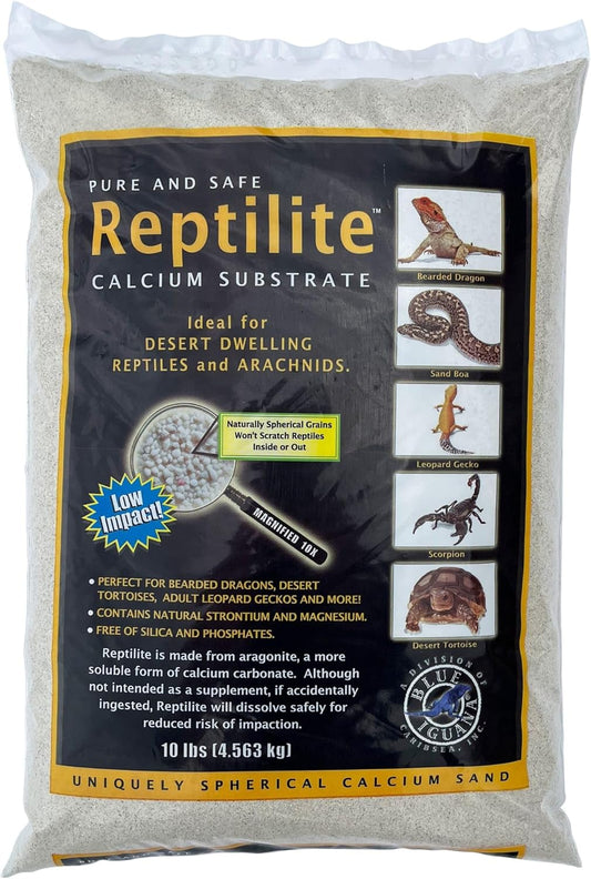Carib Sea Reptilite Natural Calcium Sand 10 Pounds front view