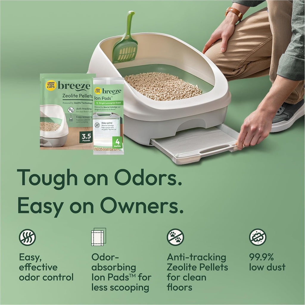Purina Tidy Cats Breeze complete refill supply ready for use