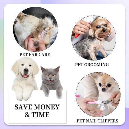 Cat and small dog grooming harness equipment components