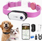 4K UHD Dog& Cat Pet Camera Collar, Video Recorder with Phone App View, Outdoor & Indoor POV Action Cam for Small and Medium-Size Dogs(Black - Pink Waterproof Collar - M, 128g) - Image 10