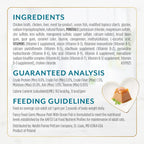 Back of Fancy Feast Gems packaging showing ingredients