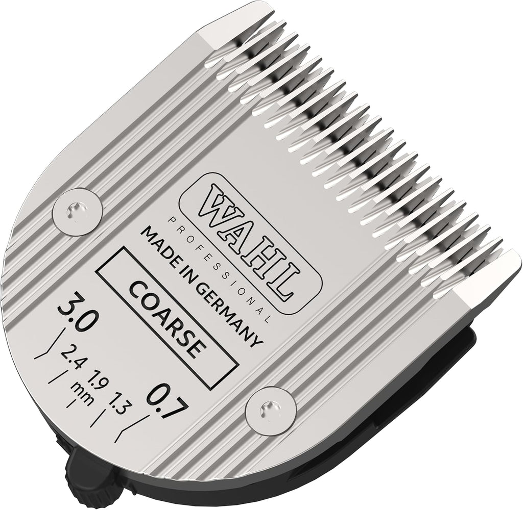 Wahl Professional Animal 5 in 1 Coarse Blade front view showing stainless steel teeth