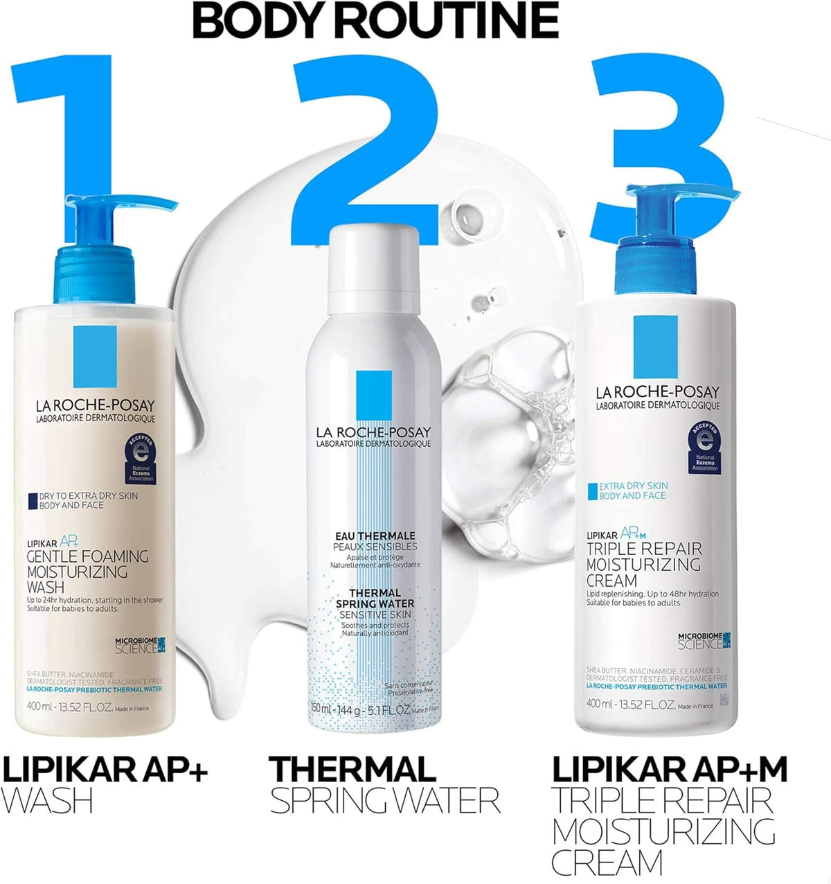 La Roche-Posay sensitive skin spray size comparison