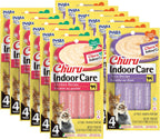 INABA Churu for Cats, Functional, Creamy Lickable Pure Cat Treat for Indoor Care and Hairball Control, 0.5 Ounces Each, 24 Tubes (4 per Pack), 2 Flavor Tuna and Chicken Variety Pack - Image 10
