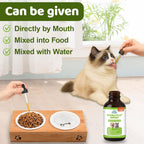 Natural itch relief drops being added to dog food for ear and paw irritation