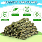 ERKOON small animal molar snacks package layout showcasing the high fiber ingredients.
