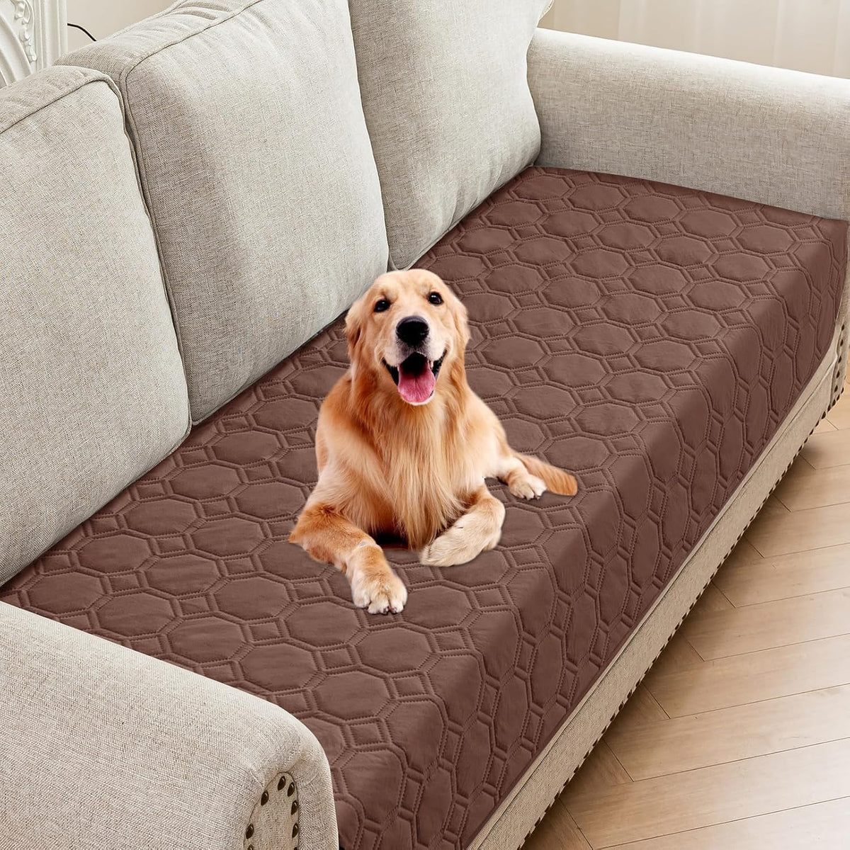 ZNSAYOTX Ultimate Cozy Blankets (30"x70") 100% Waterproof Sofa Mat Blanket for Dog Pets, Bed Couch Protector with Non-Slip Back Washable Durable, Pee Scratch Proof Easy to Clean (Dark Grey) - Image 13