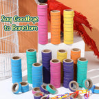 Skyygemm parrot foot play toys stacked